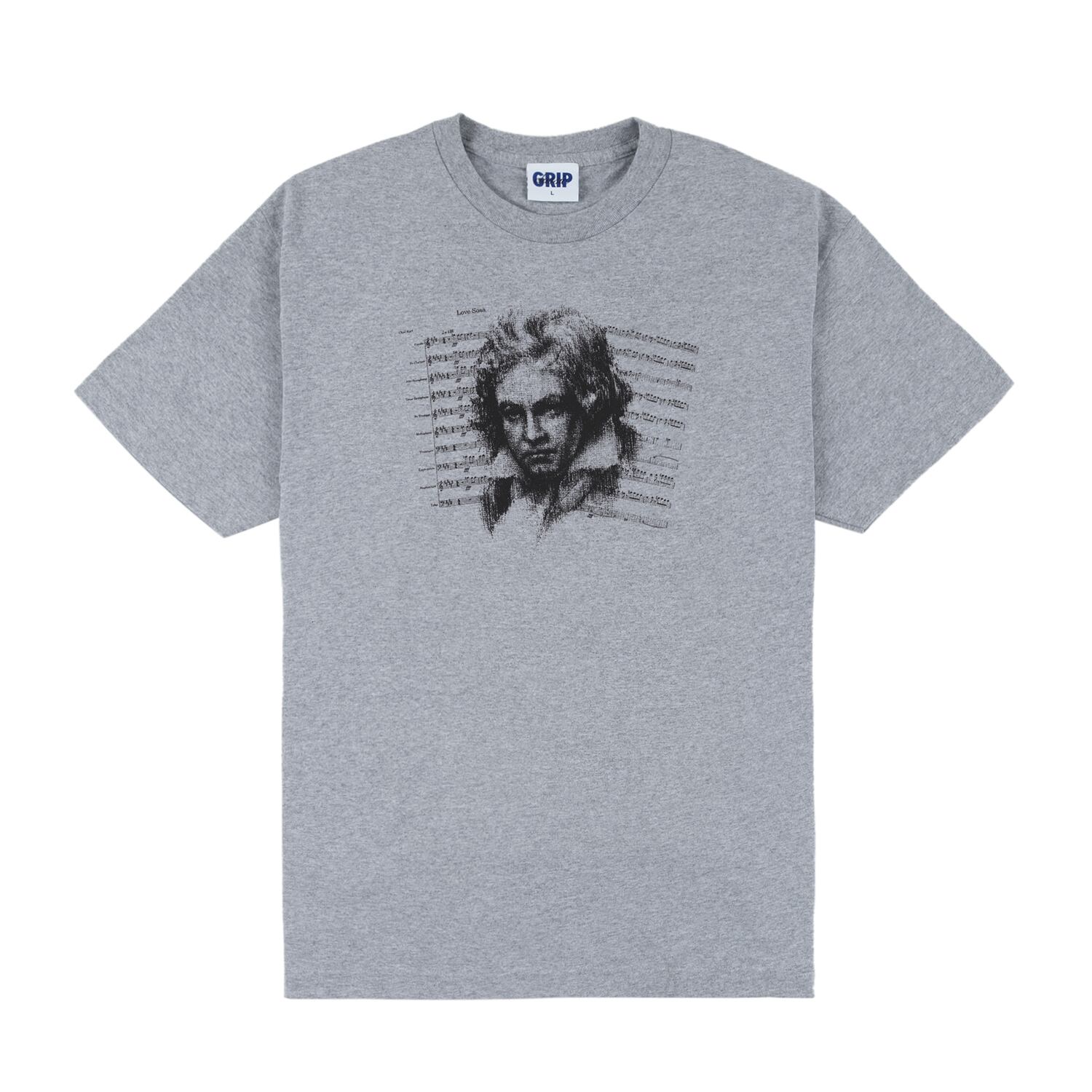 CLASSIC GRIP｜BEATOVEN T-SHIRT (Grey) | PROOF powered by BASE