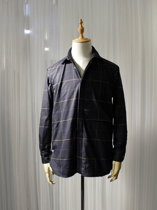 Garage.U.W FF LONG SHIRT Ⅱ NAVY