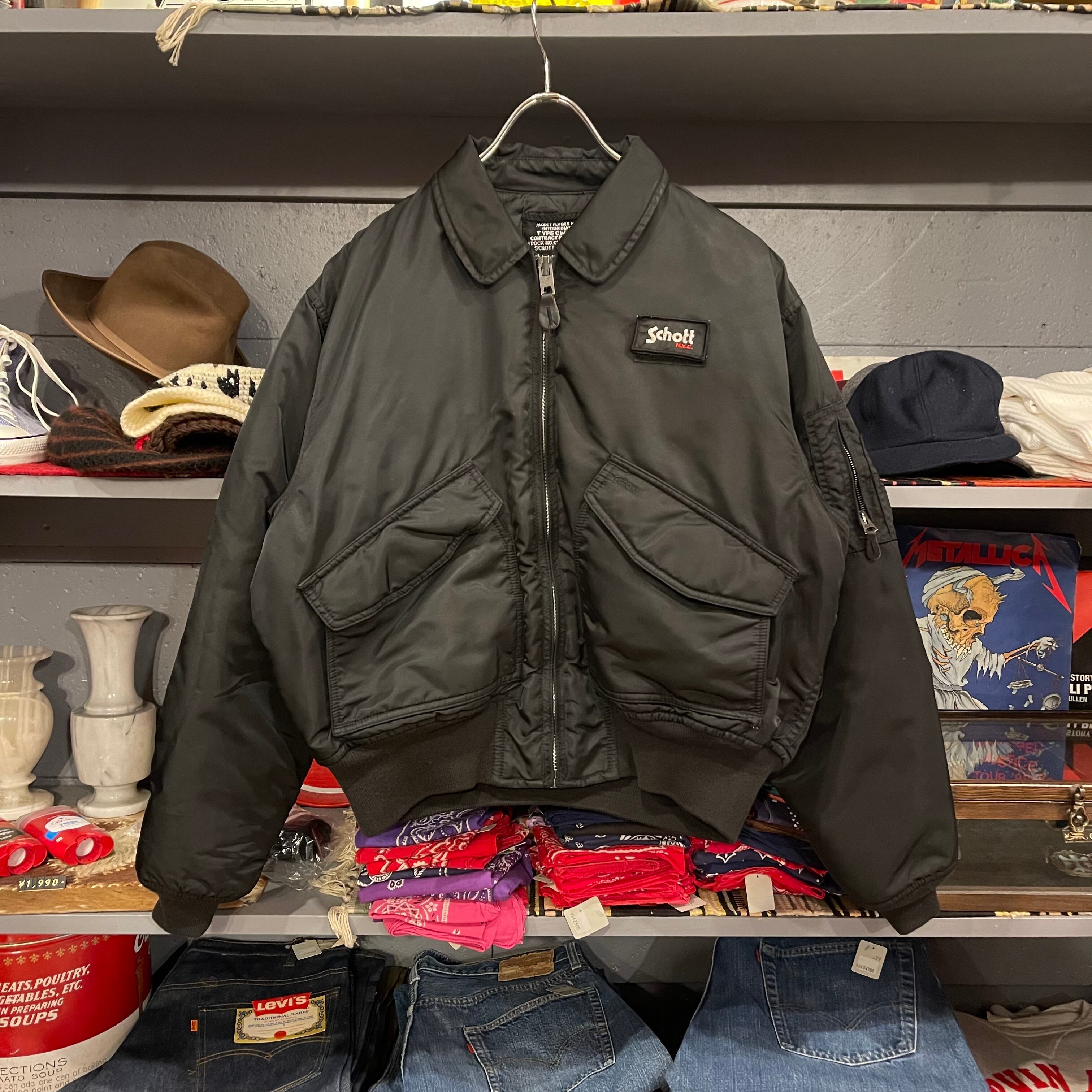 Schott Cwu R Flight Jacket - Vintage Vtg Schott Bross Type CWU R