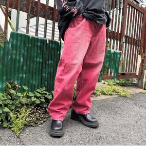 -Levi's- 90's 560 fade red denim pants