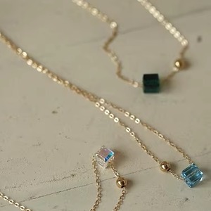 aurora sugar color crystal necklace　＜a1009977＞