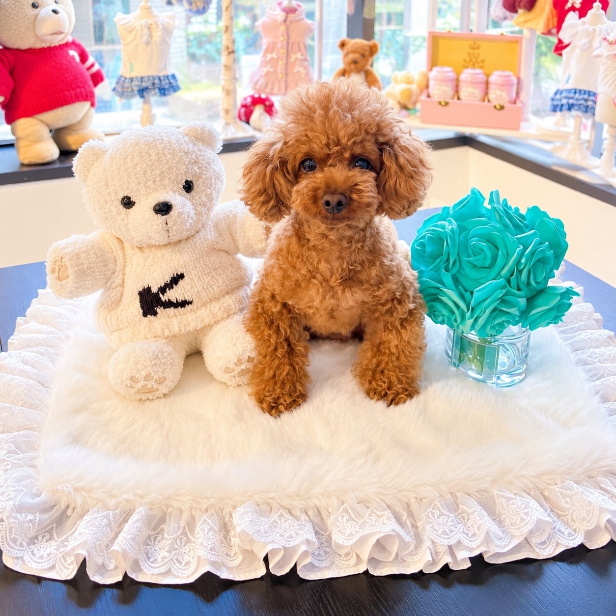 カフェマット（XSサイズ）｜犬用カフェマット 小型犬 お出かけグッズ
