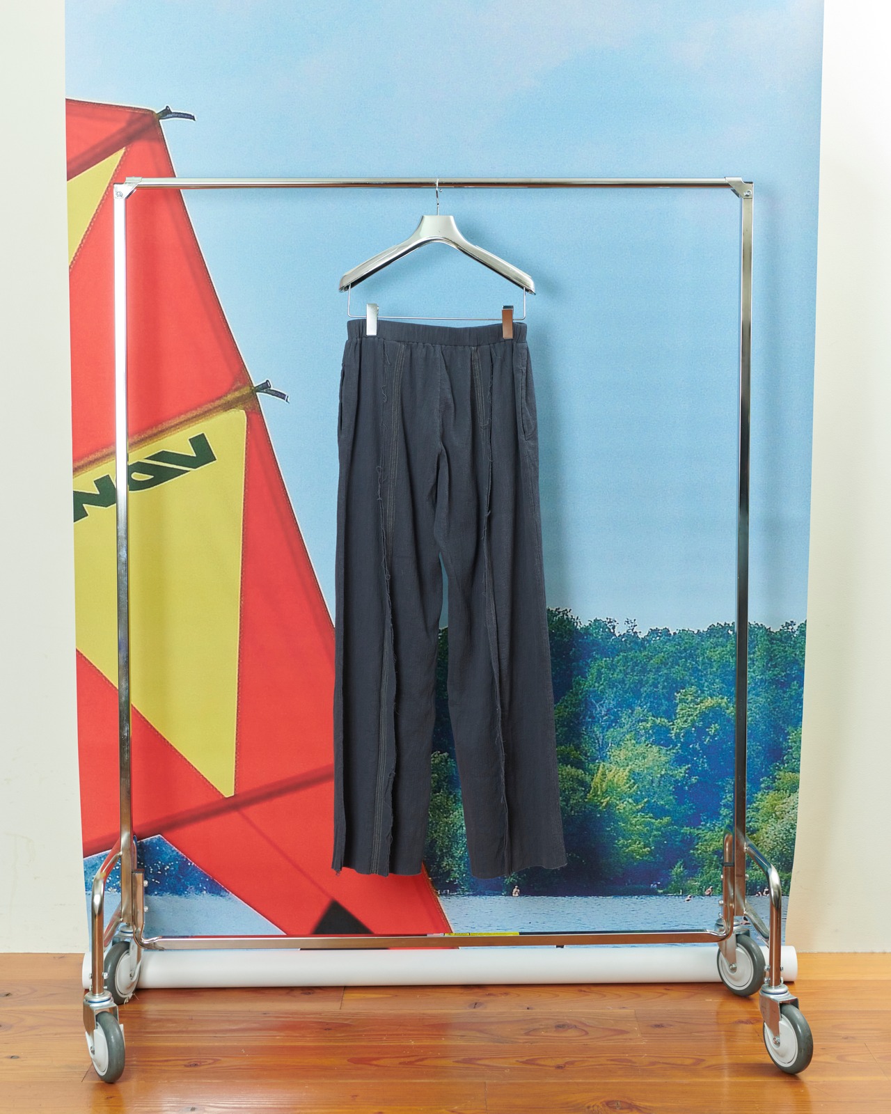 kotoha yokozawa - Azumadaki Yoryu Pants :Ikasumi|東炊き製品染め/楊柳コットン/ステッチディテール