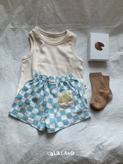 【取寄/韓国直送】LALALAND 26/SM （Baby）ヒートリブタンクトップ｜夏服｜韓国子供服