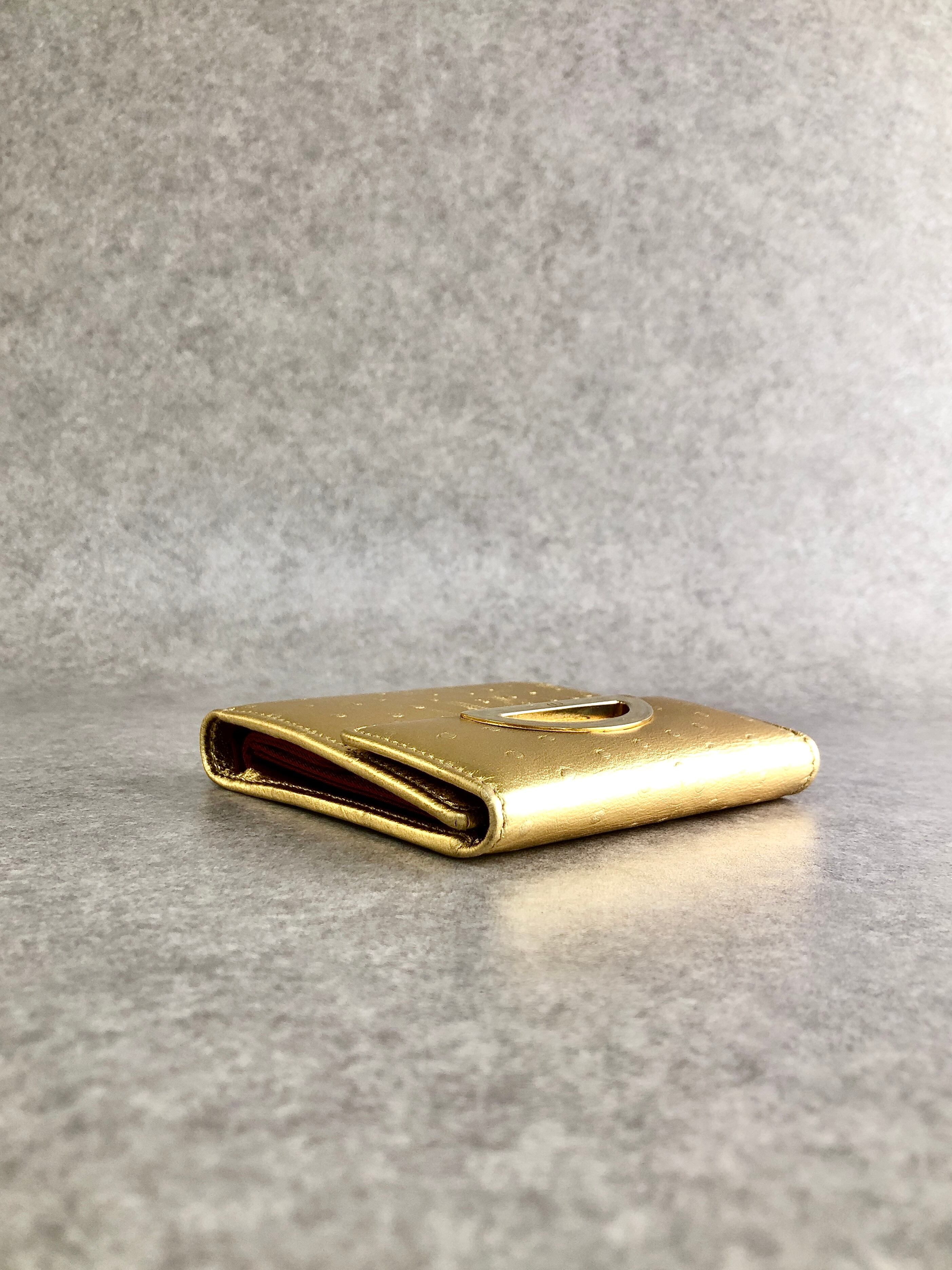 Christian Dior クリスチャン ディオール 財布 ゴールド