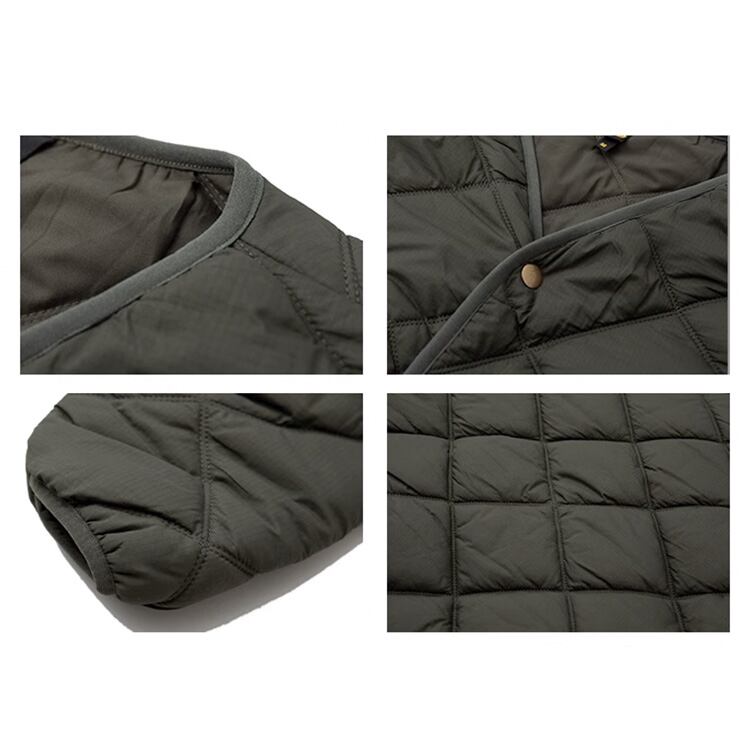 ★QUILTED V-NECK COTTON JACKET　　　A0510