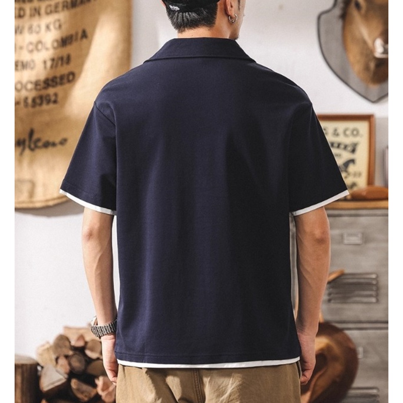 リラックスフィットサマーポロシャツ 10136