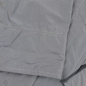 CROCODILE クロコダイル チェック ハーフコート M/ネイビー×ホワイト系 レディース