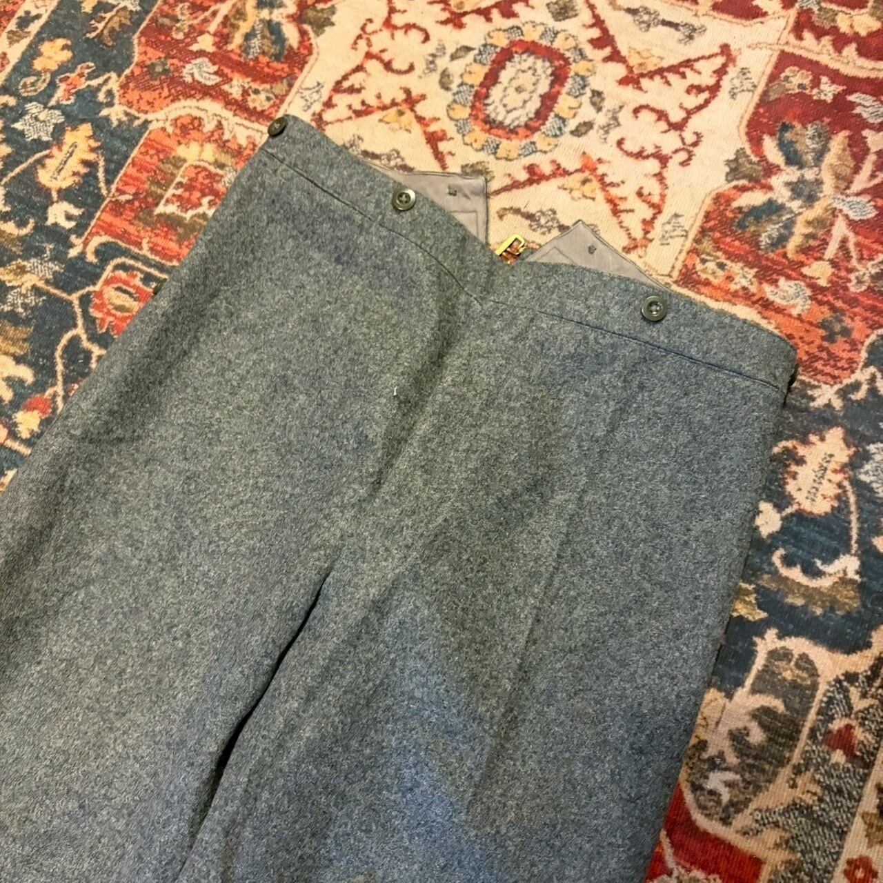 デッドストック 40s スイス軍 実物 ジョッパーズパンツ M W82cm ウール
