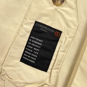 イタリア製 CORNELIANI コルネリアーニ スプリングコート 44/アイボリー 系 メンズ