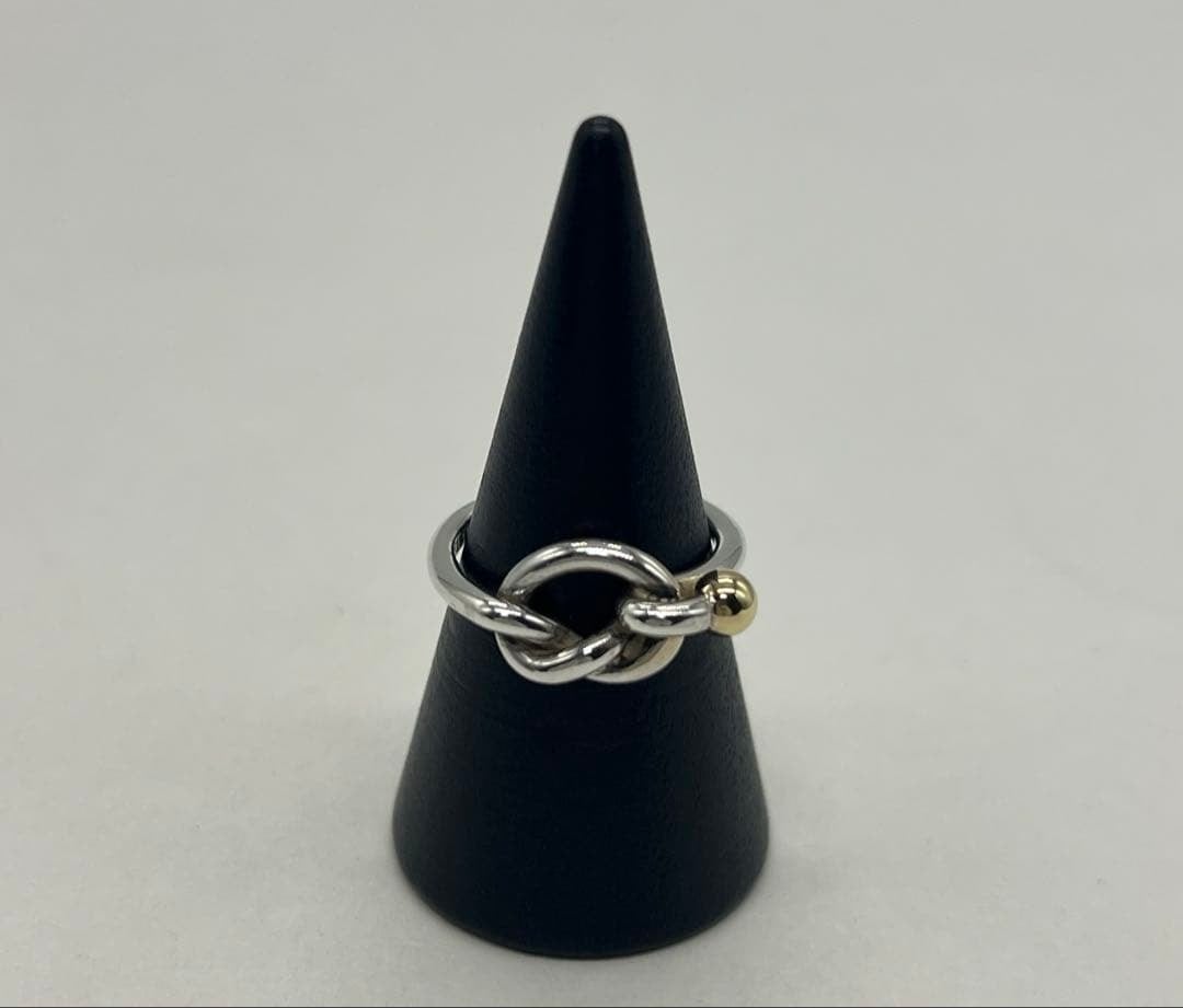 ティファニー TIFFANY ラブノット リング 10号 SV YG コンビ