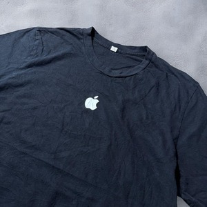 Apple TEE 企業ロゴ Tシャツ ブラック 古着