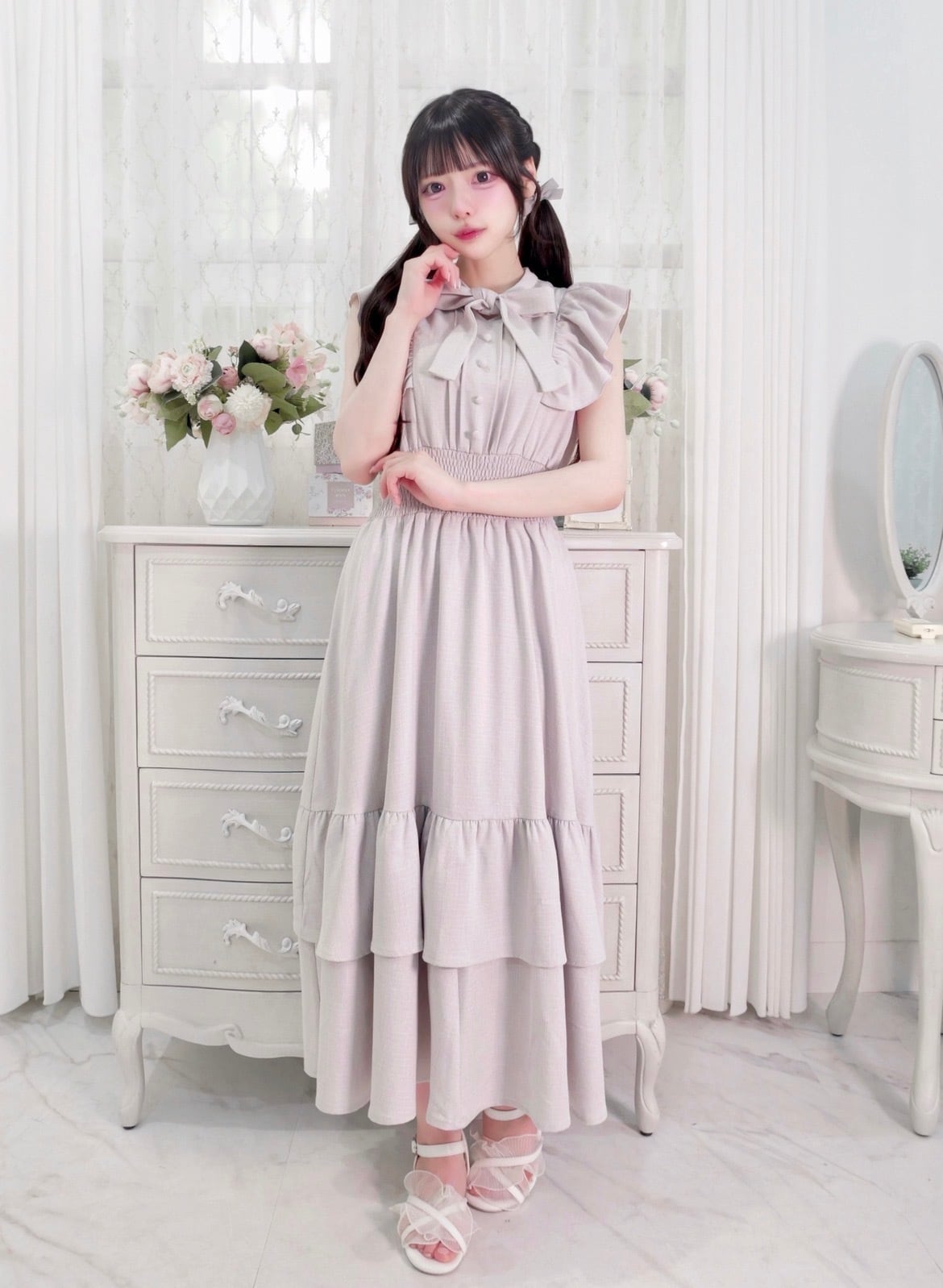ましゅまろロングワンピース