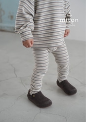 【original】mix border leggings