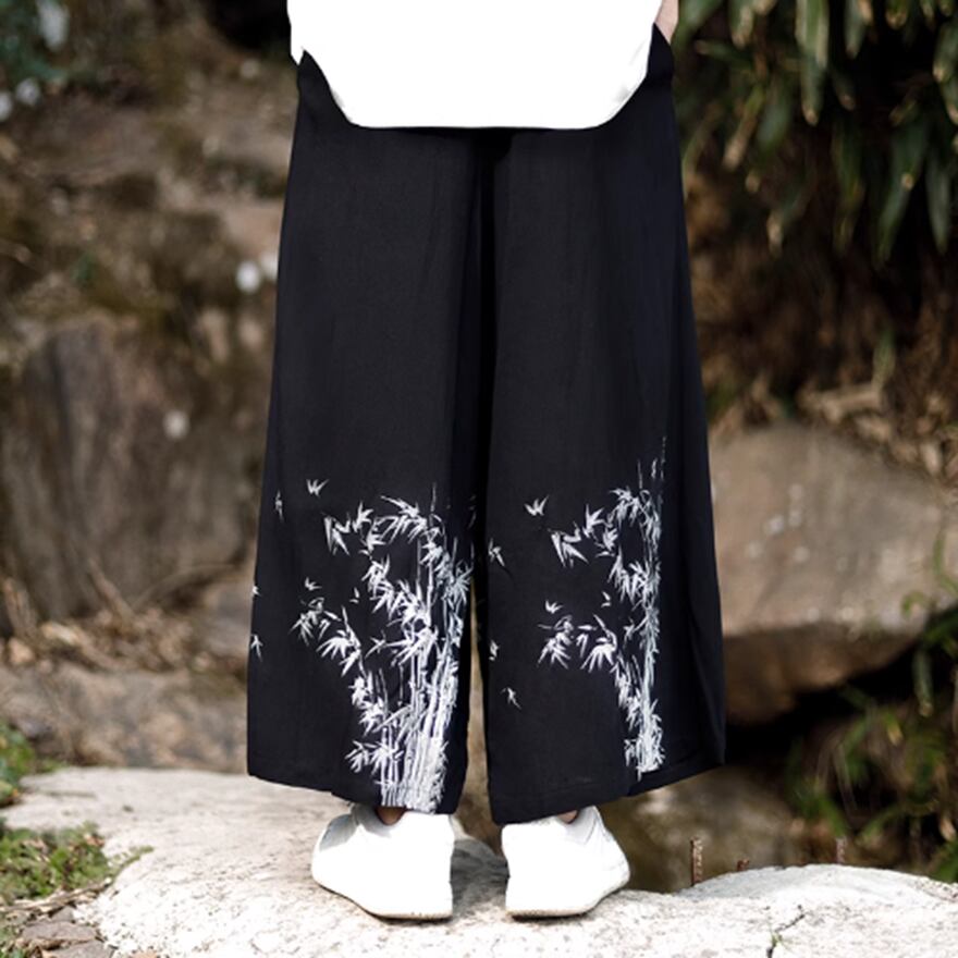 ゴスロリ通販 With U メンズファッション パンツ チャイナ風 病み可愛い ストリート系 原宿ファッション クール