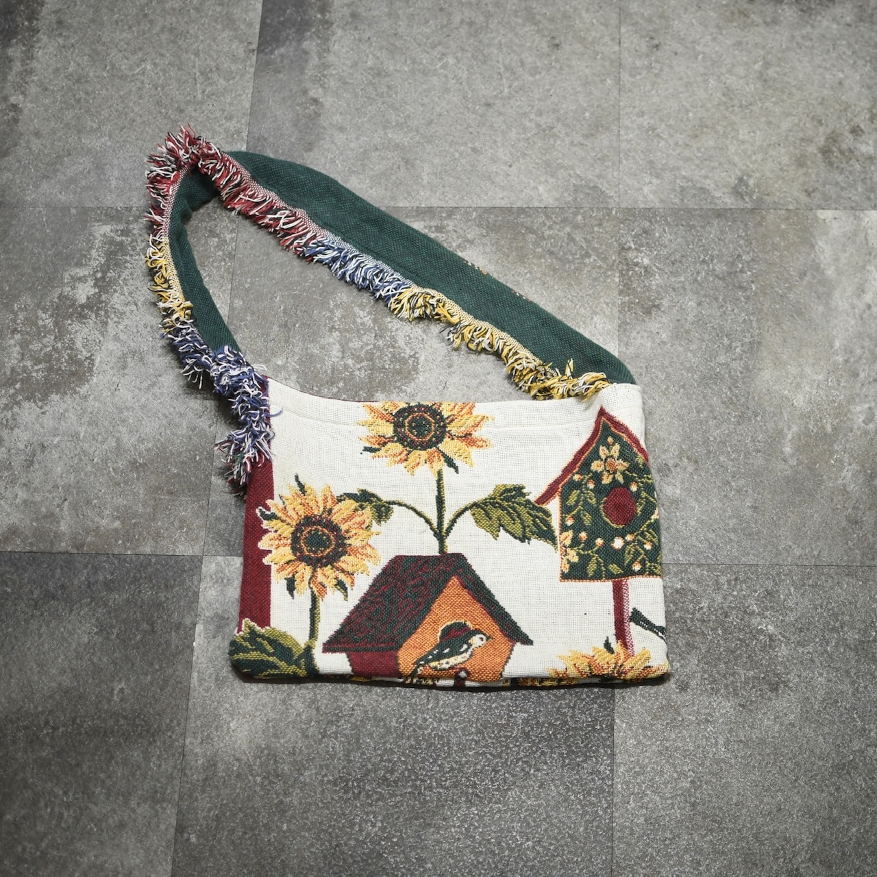 kroneko original sunflower rug shoulder bag