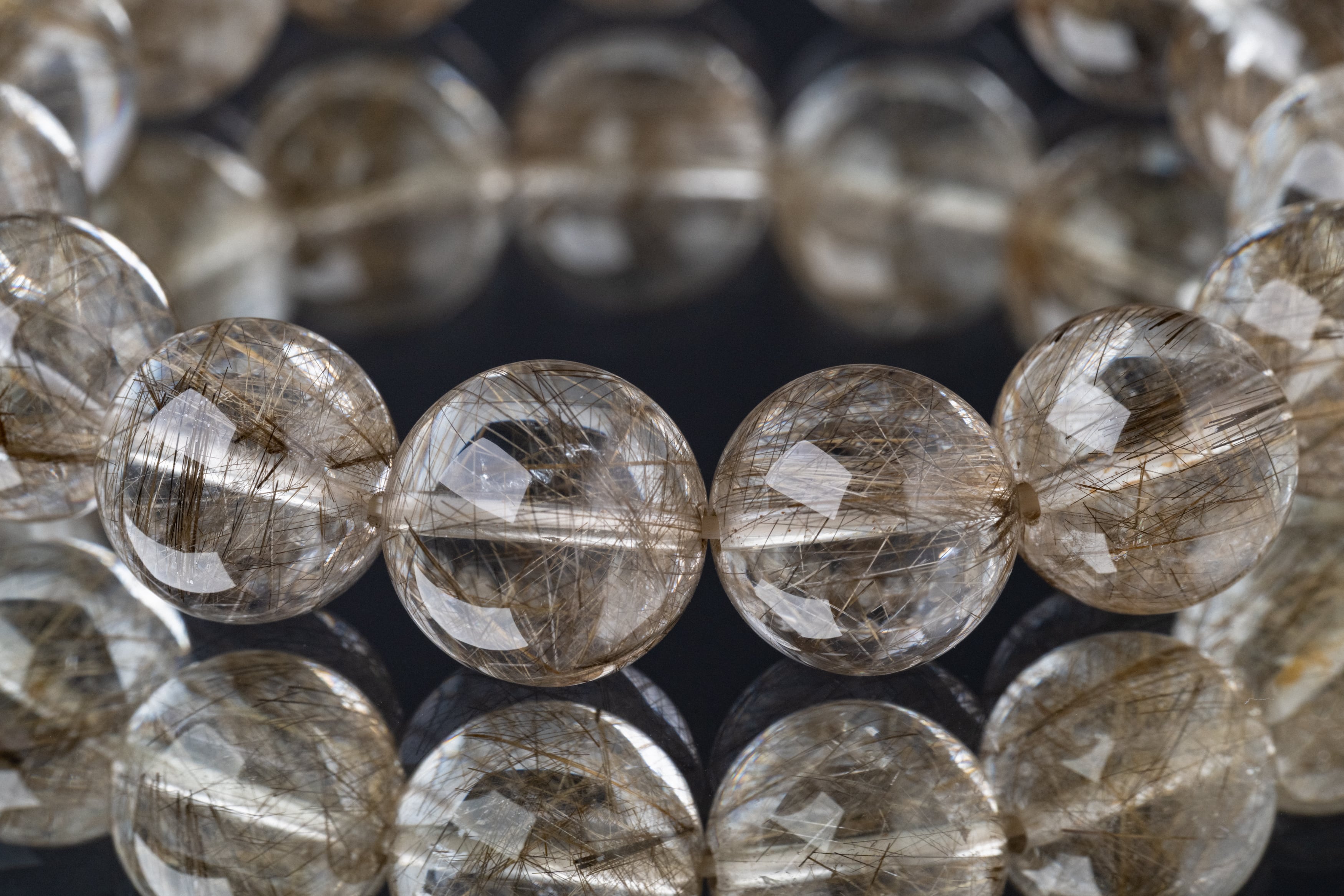 ◇一点物◇ シルバールチルクォーツ ブレスレット 14mm | 天然石専門店