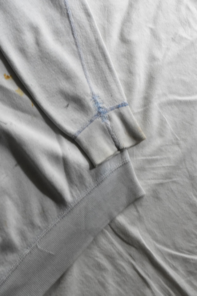 OK／60-70's "SPORTWEAR of Creslan and Cotton" raglan sleeve art paint sweat