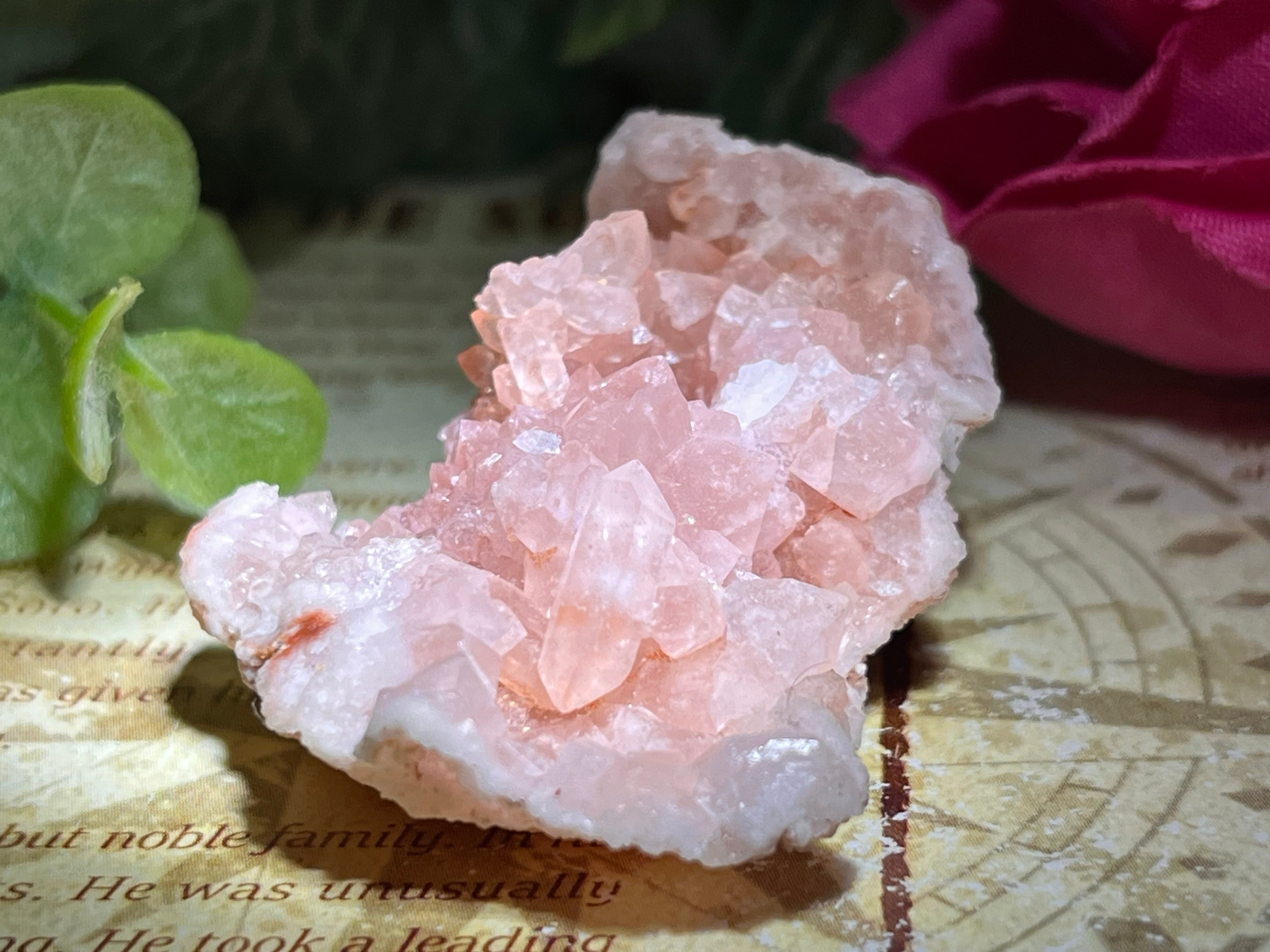 2つのイシス❁⃘*.゜タンジェリンクォーツ　クラスター  レインボー　原石 ウィンドウ イシス✨ タンジェリンクォーツ ポイント ラフストーン