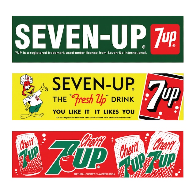【7UP 】バンパーステッカー