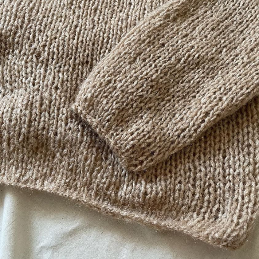 メリヤス編みのざっくりセーター | Jul Knitting キット | ［hus:］フース