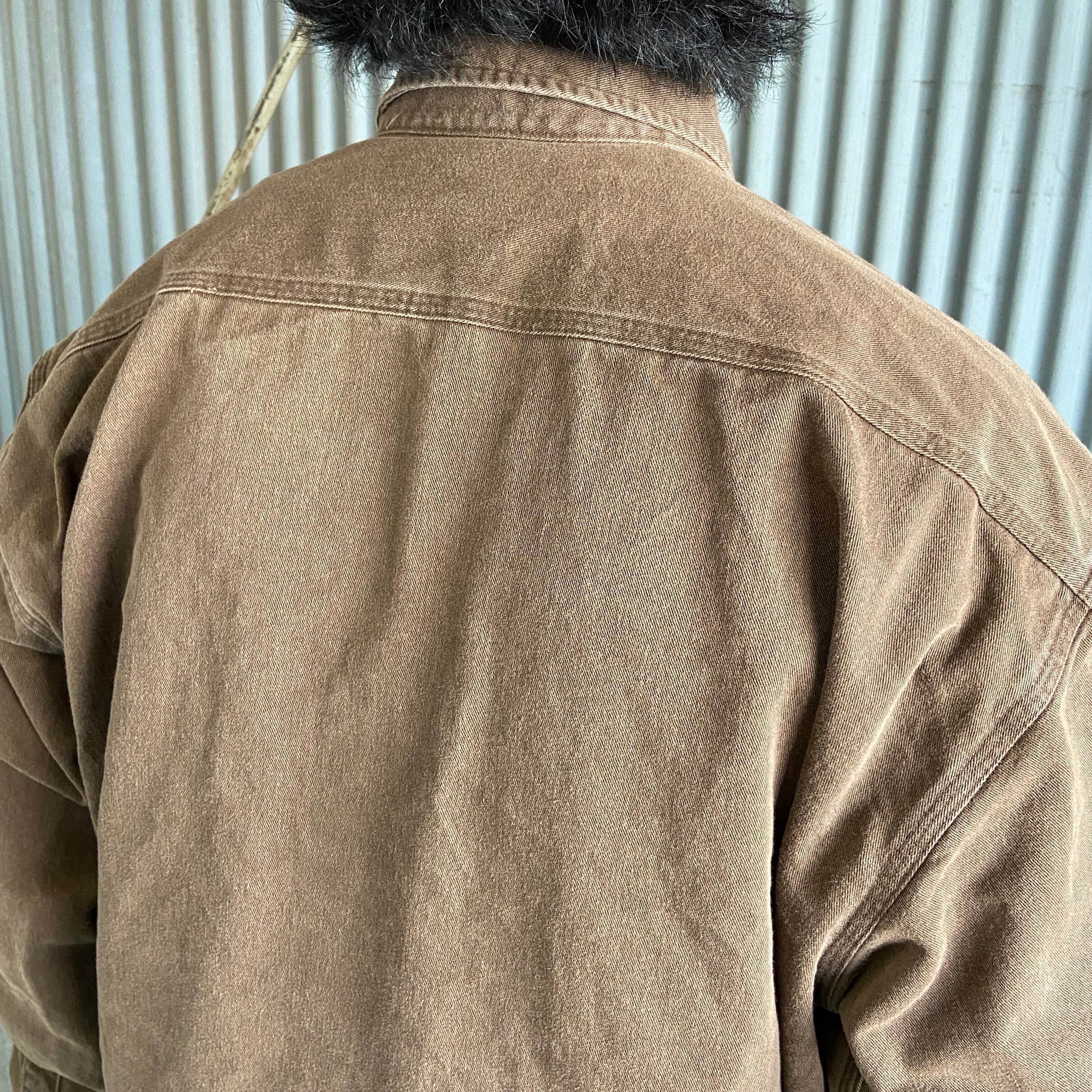90年代 Carhartt カーハート 長袖 コットン ボタンダウンシャツ メンズ