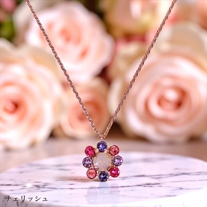 小花ネックレス　