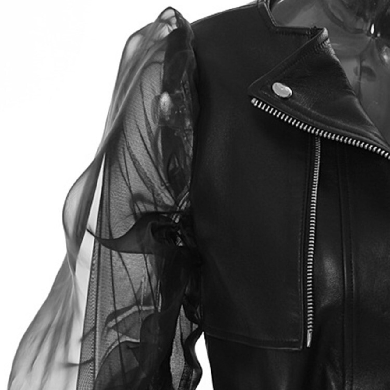 Leather Mesh Jacket / レザー メッシュ ジャケット