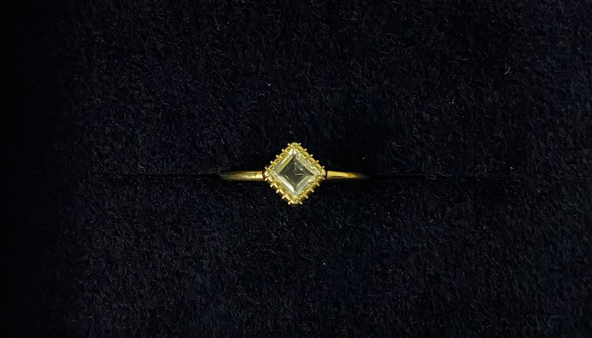 shohko0623様 9/11 ご購入分 レモンクォーツ 10号【サイズ変更】