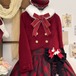 ゆめかわ♡全2カラー　リボン付きショートコート　jya30★