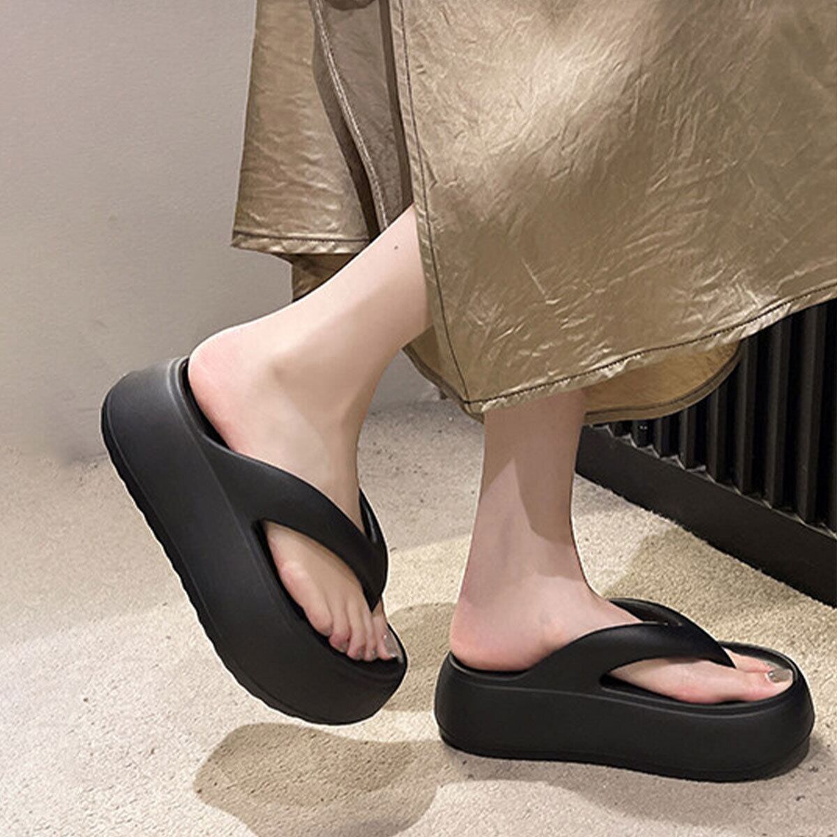 ビーチサンダル 厚底 EVA レディース 夏 韓国 コンフォート サンダル 大人 カジュアル シンプル きれいめ 履きやすい 歩きやすい 疲れにくい リゾート 海水浴 プール アウトドア 大人可愛い 大人女子