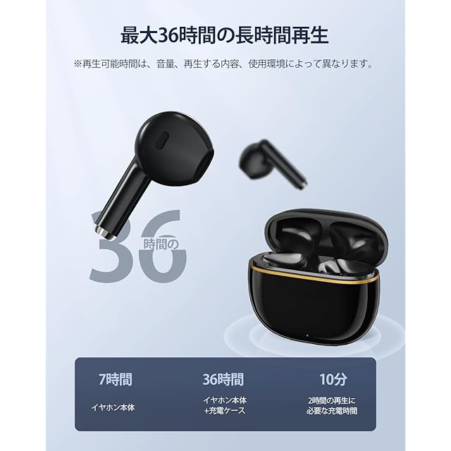 2025新型 Bluetooth5.4】AOKIMI ワイヤレスイヤホン bluetooth