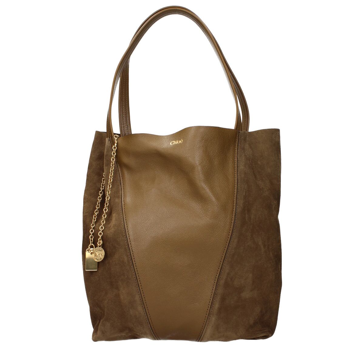CHLOÉ クロエ レディース ショルダーバッグ スエード ブラウン