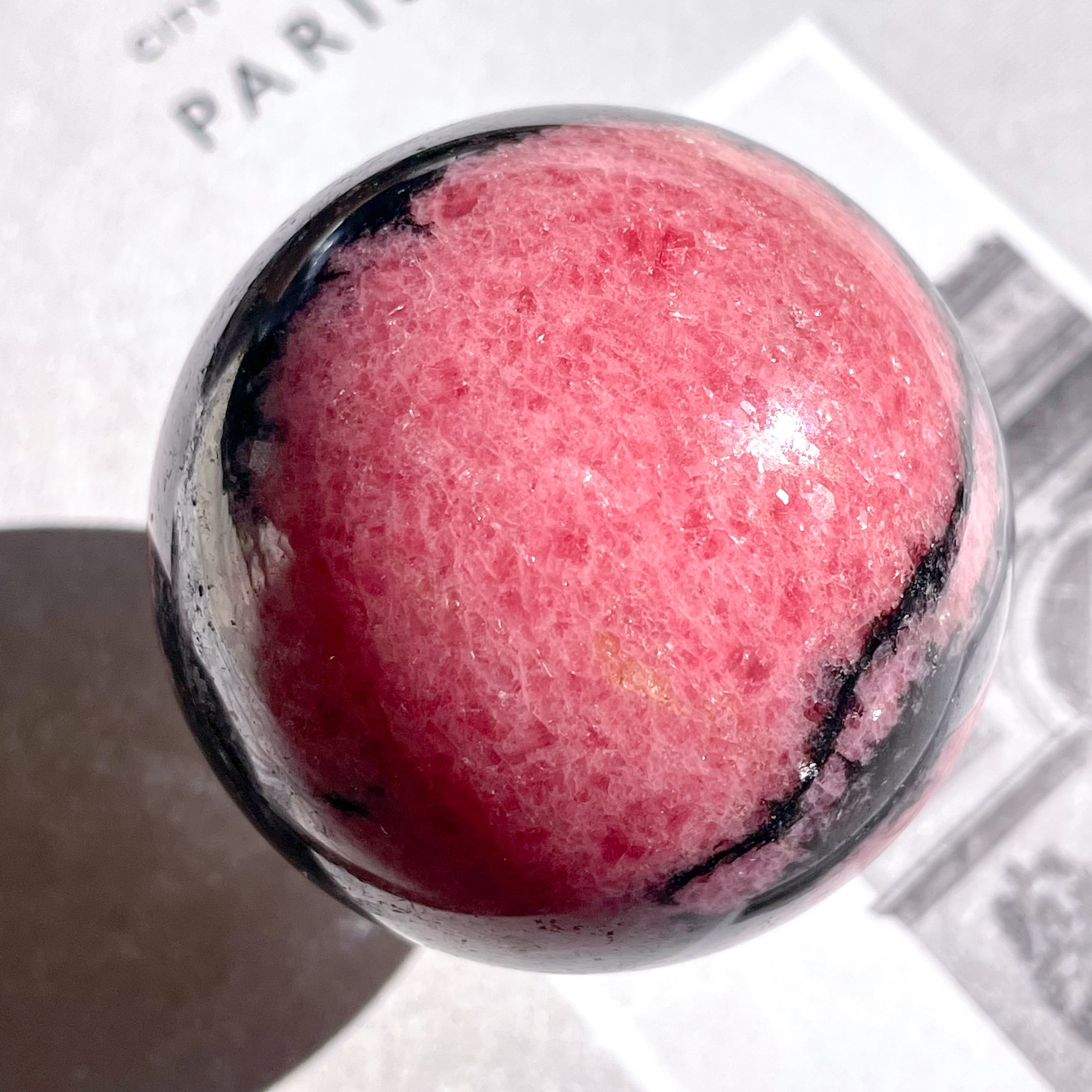 Rhodonite Sphere 2 ✧ ロードナイト | FLUXY - 天然石と鉱物のお店