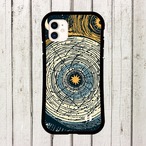 受注生産 iPhoneケース 中央の星と円形天文盤｜アストロラーベ STAR004D