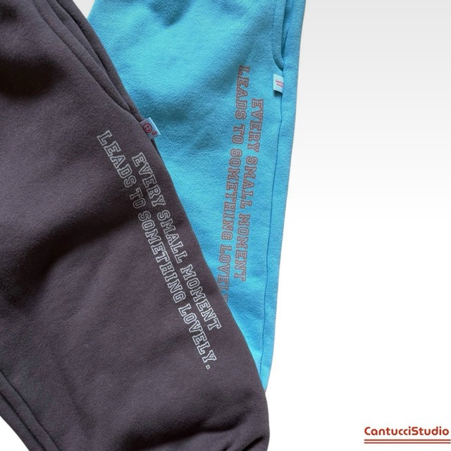 《送料無料》予約:レタリングジョガーパンツ【cantuccistudio】※ジュニアサイズ