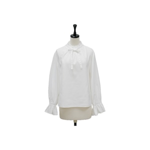 【再販】Neck ribbon design blouse
