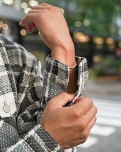 【#Re:room】CHECK SHORT LENGTH JACKET［REJ143］