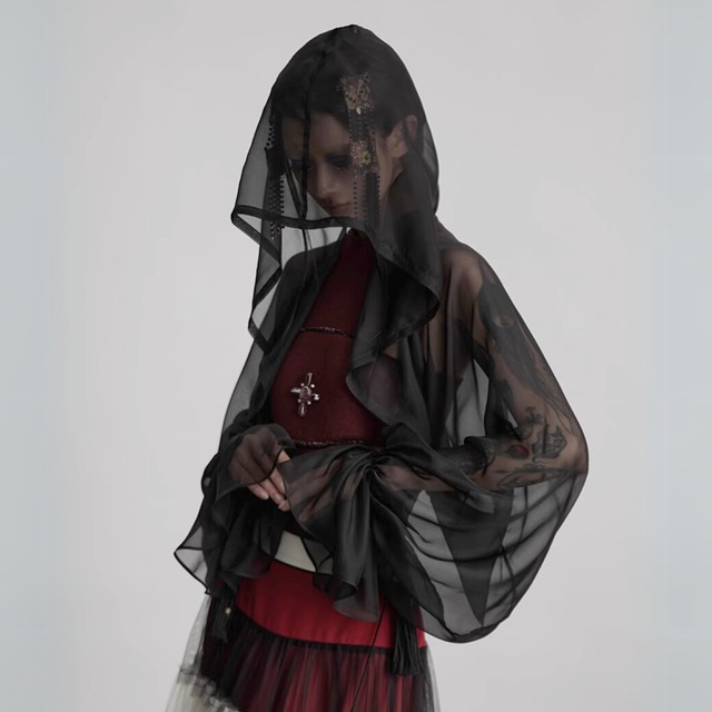 Asymmetry shawl sweater【2color】 C0380