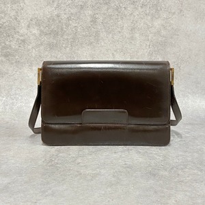 GUCCI グッチ ショルダーバッグ レザー ブラウン 4368-202202