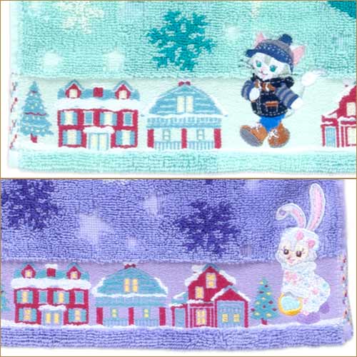 ミニタオルセット ダッフィーのトゥインクルウィンター 東京ディズニーシー限定 ダッフィー＆フレンズ 冬 クリスマス 2018 お土産 プレゼント