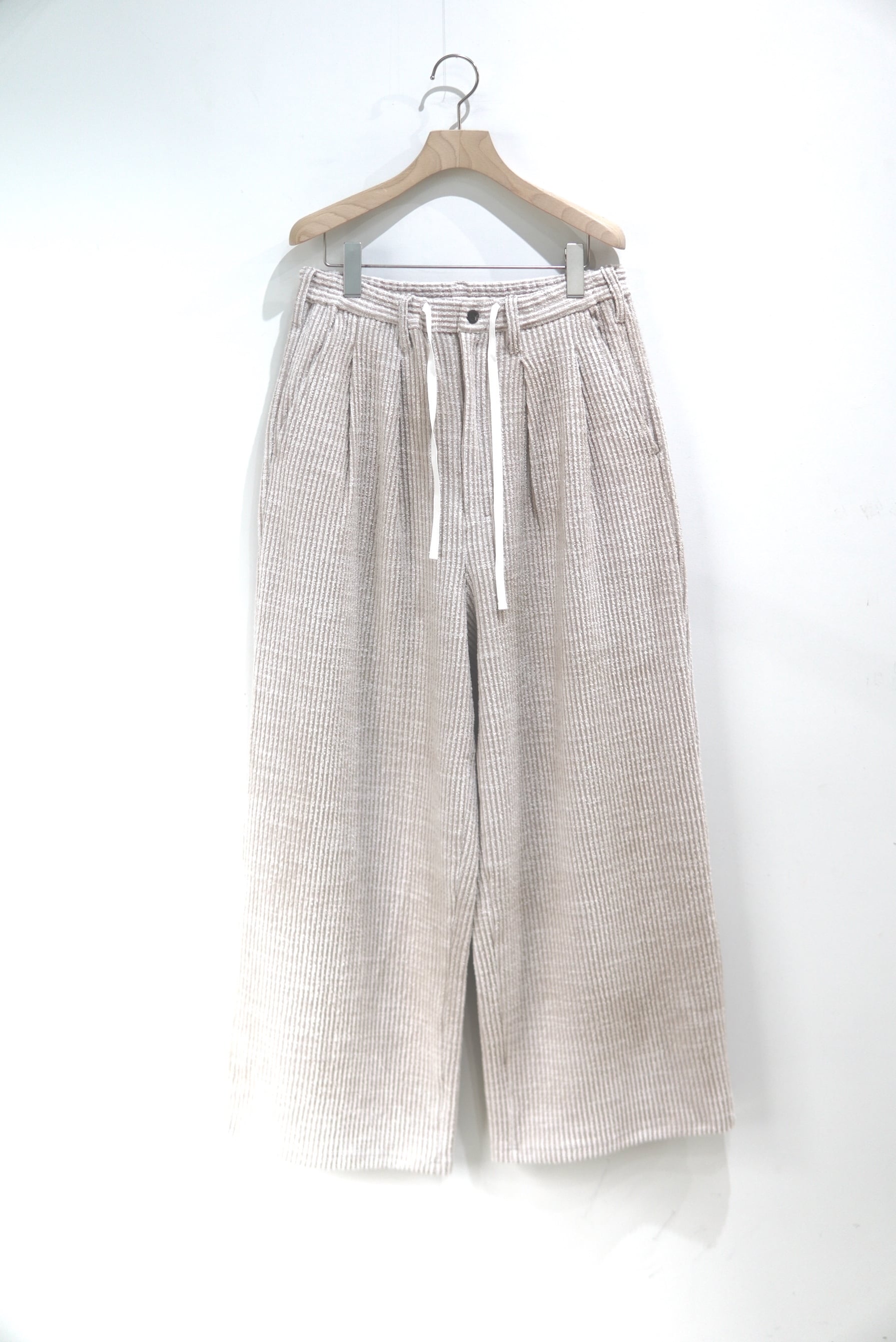ANCELLM / CUT STRIPE EASY SLACKS / ANC-PT63 | POETRY ANCELLM / CUT STRIPE EASY SLACKS / ANC-PT63 | POETRY