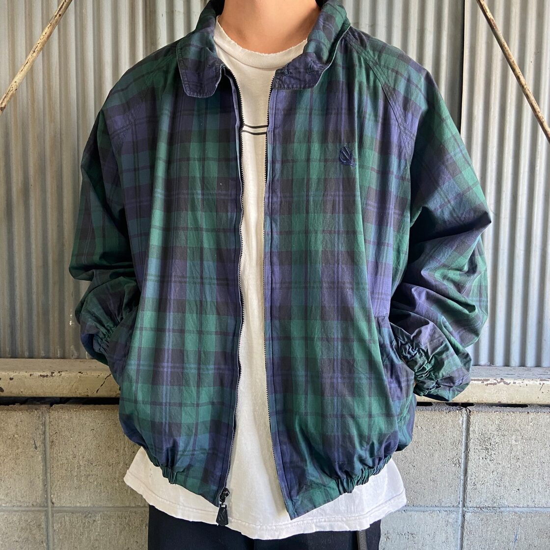 NAUTICA ノーティカ スイングトップ チェック スポーツジャケット 