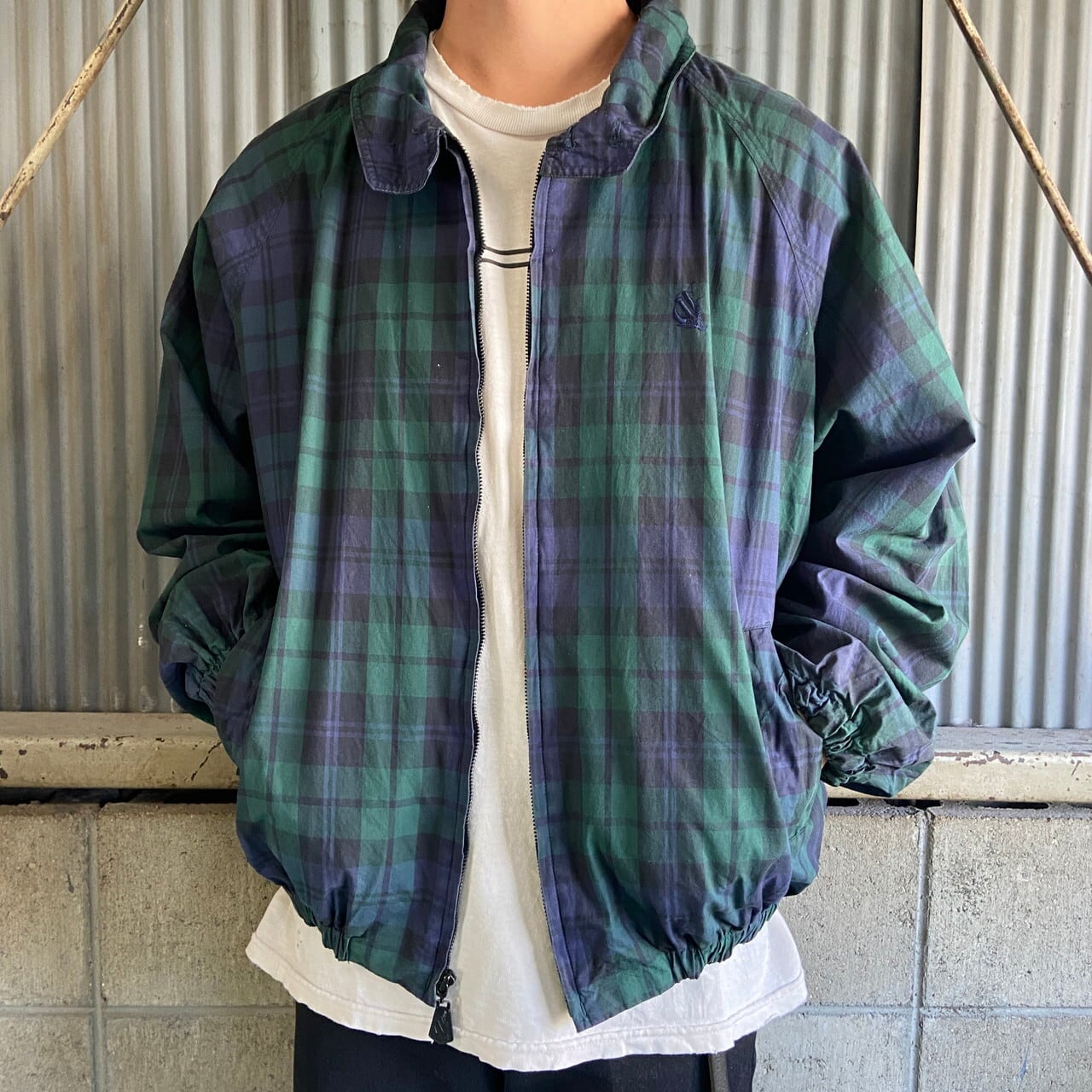 NAUTICA ノーティカ スイングトップ チェック スポーツジャケット 