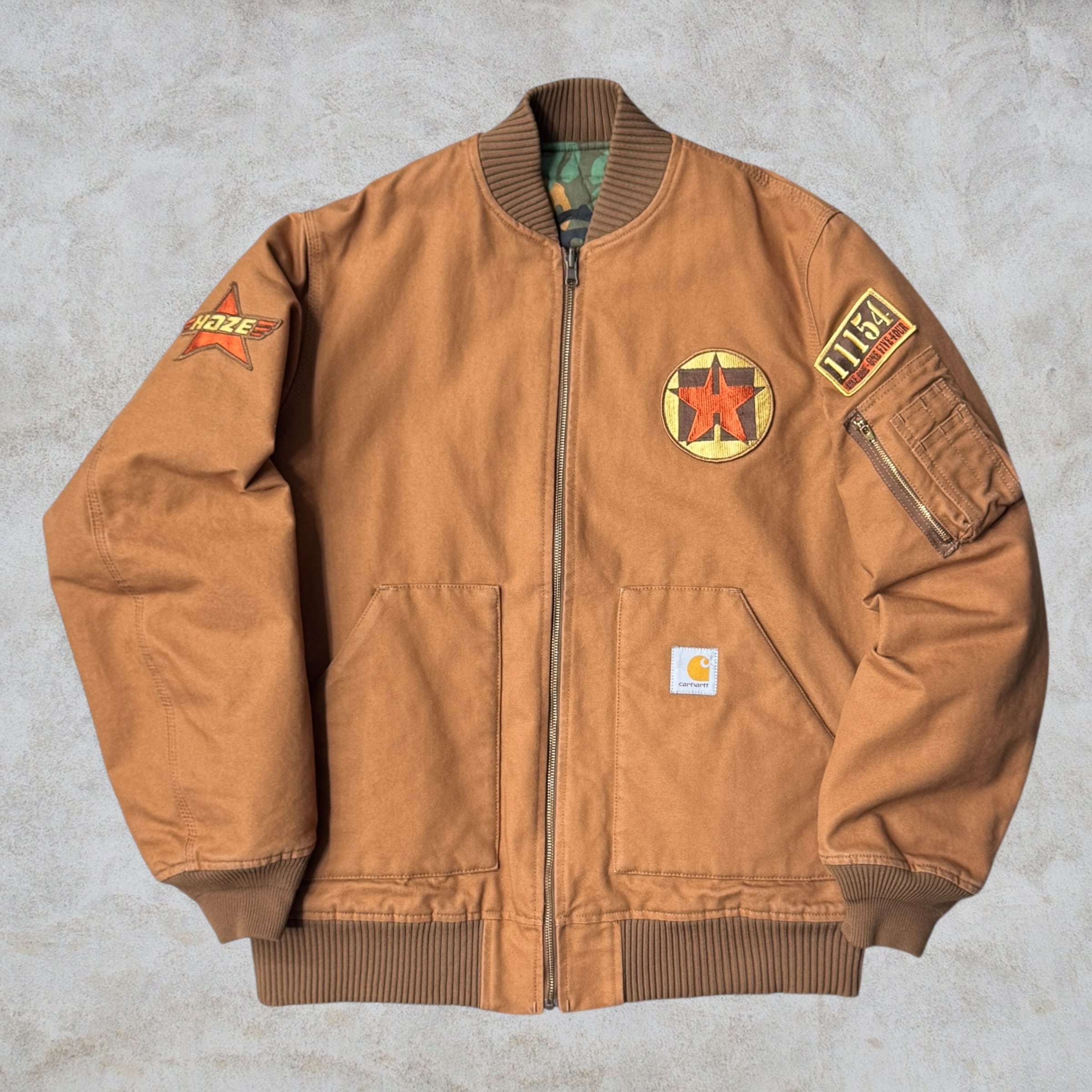 専用です。　【carhartt】カーハート Special!!】Carhartt × HAZE × 11154 Duck MA-1 Jacket【下北沢店】 | curb