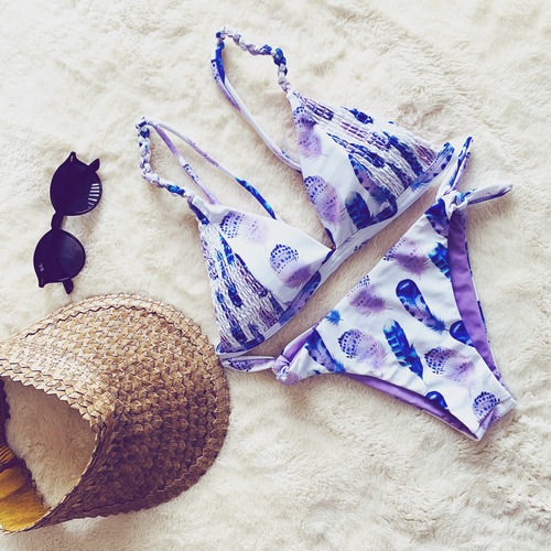 【即納】Feather Lib Triangle Bikini