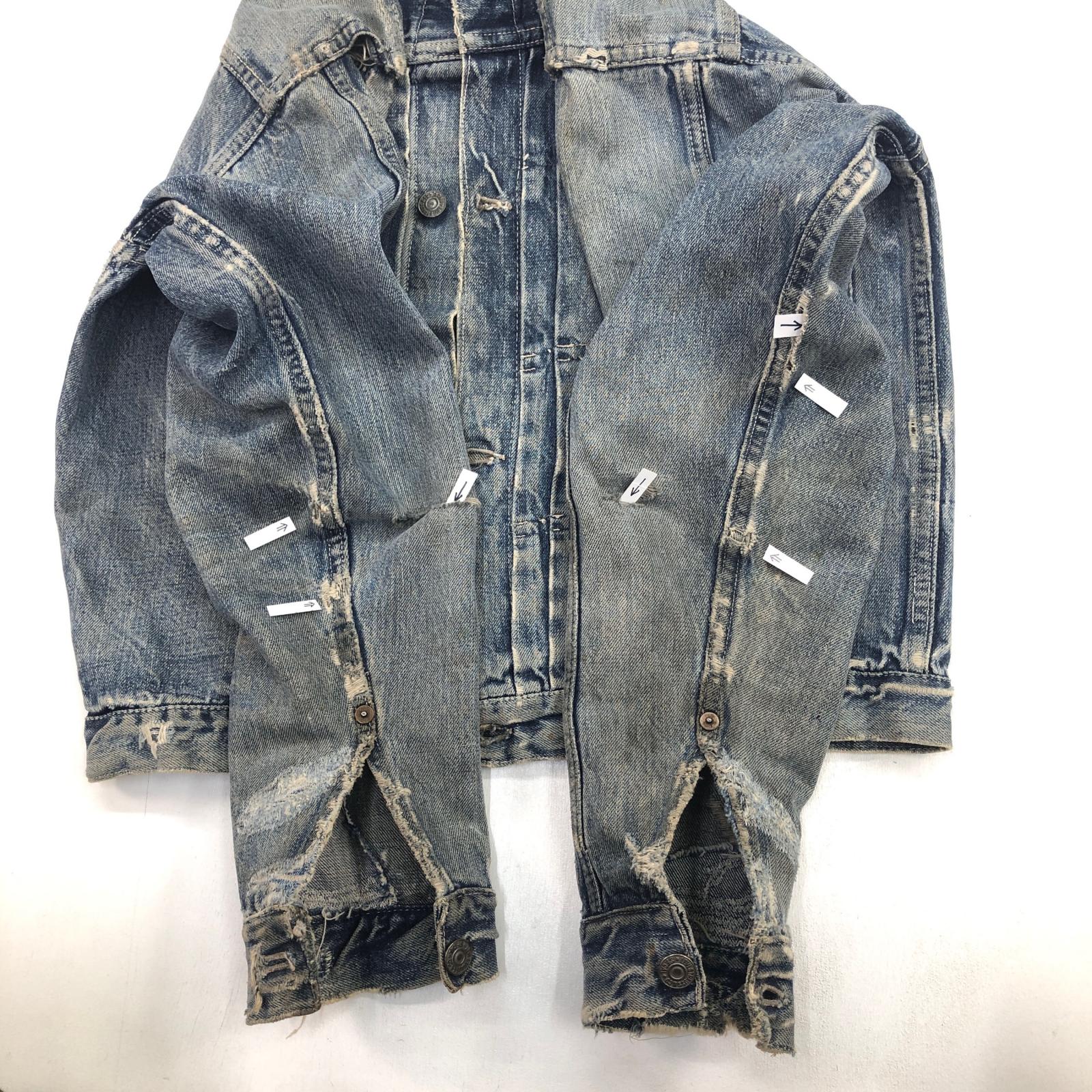 506xx デニムジャケット　ファースト　30〜40s 針刺し　サイズ40程度 LEVI'S リーバイス 30- 40年代 S506XX 1st WWII 大戦初期 モデル