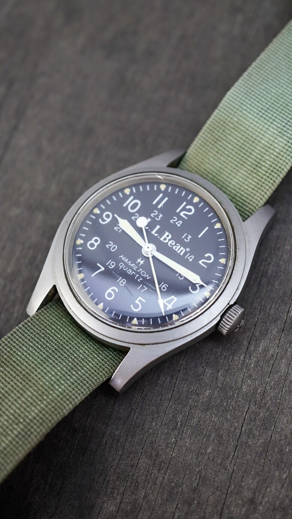 希少 エルエルビーン 1970年製 Hamilton ヴィンテージ 懐中時計 22年最新海外