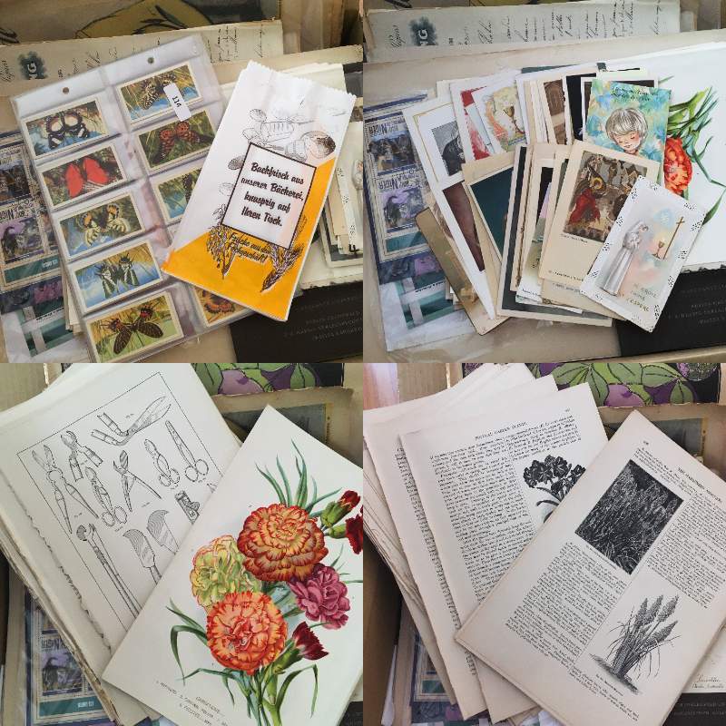 アメリカンビンテージ デニス 紙物 USA 味紙 ジャンクジャーナル素材