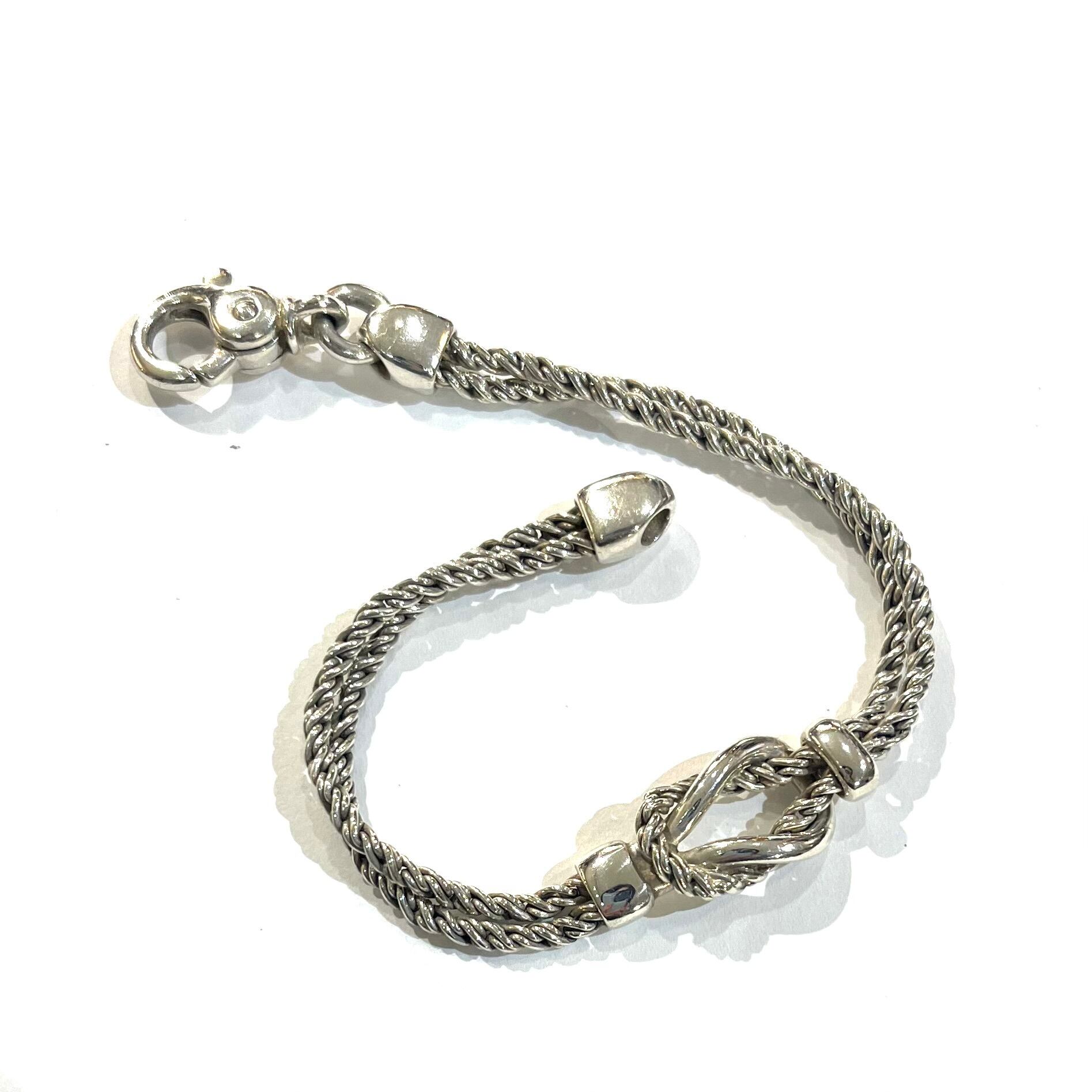 希少【TIFFANY&CO.】 2162 ティファニー アンドコーダブルロープ